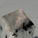 Moonstone Tower with peach flash 5 3/4"
