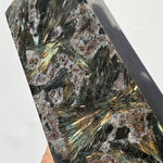 LARGE Arfvedsonite Crystal Stone Tower - Point 2 lb 3.4 oz / 9 3/8"