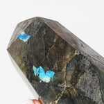 Flashy Labradorite Tower Crystal Point 5"