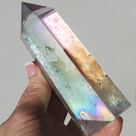 Angel Aura Quartz Crystal Point 10.9 oz / 4 3/4"