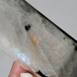 Moonstone Tower with peach flashes