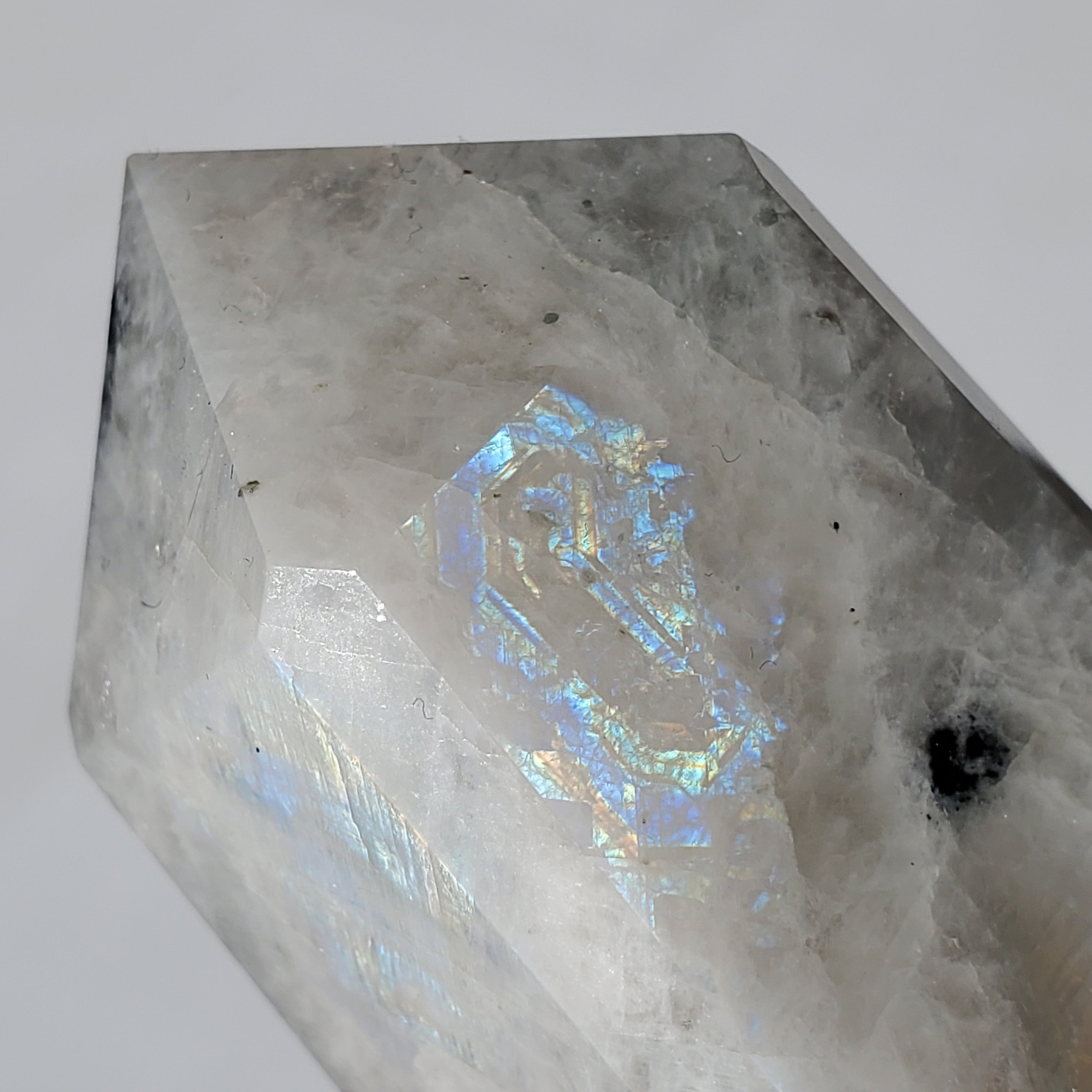 Moonstone Tower with peach flashes