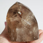 Smoky Quartz freeform with rainbows inclusions 1 lb 12.2 oz