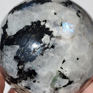 Moonstone Sphere Flashy 2 lb