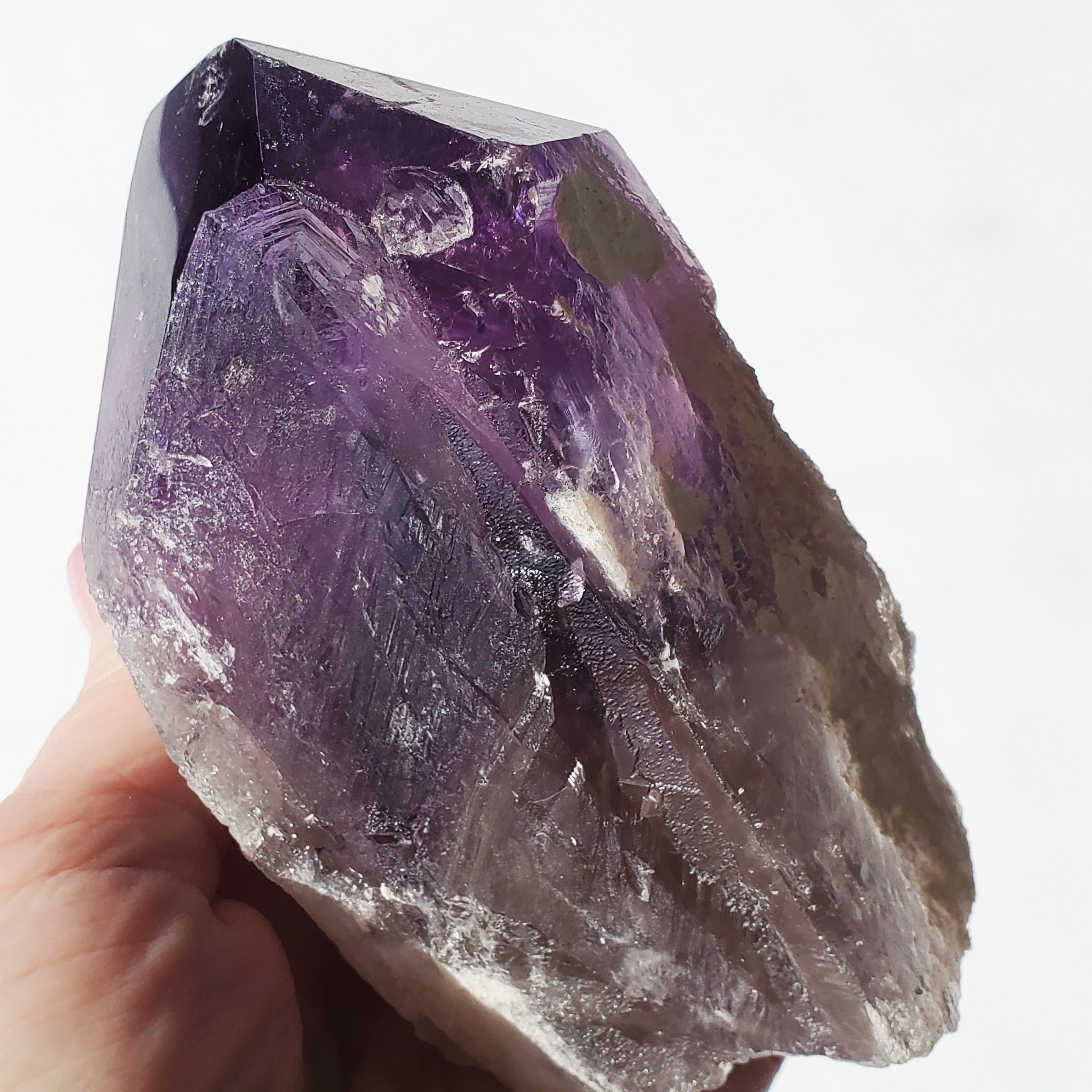 Raw Natural Rough Amethyst Point 14.7 oz