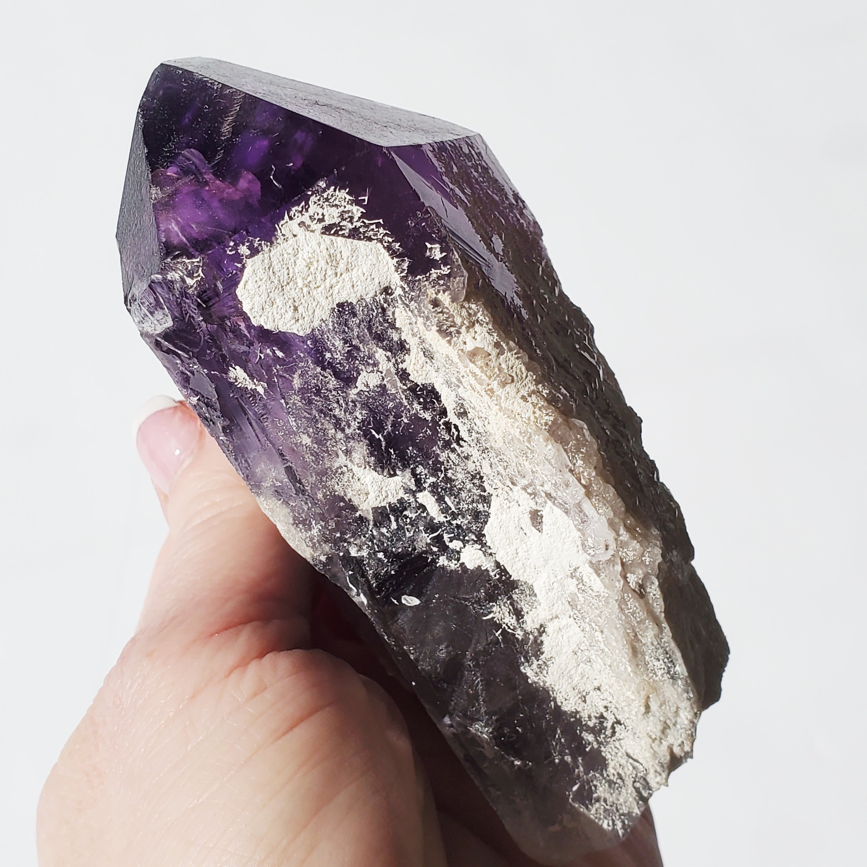 Raw Natural Rough Amethyst Point 14.7 oz
