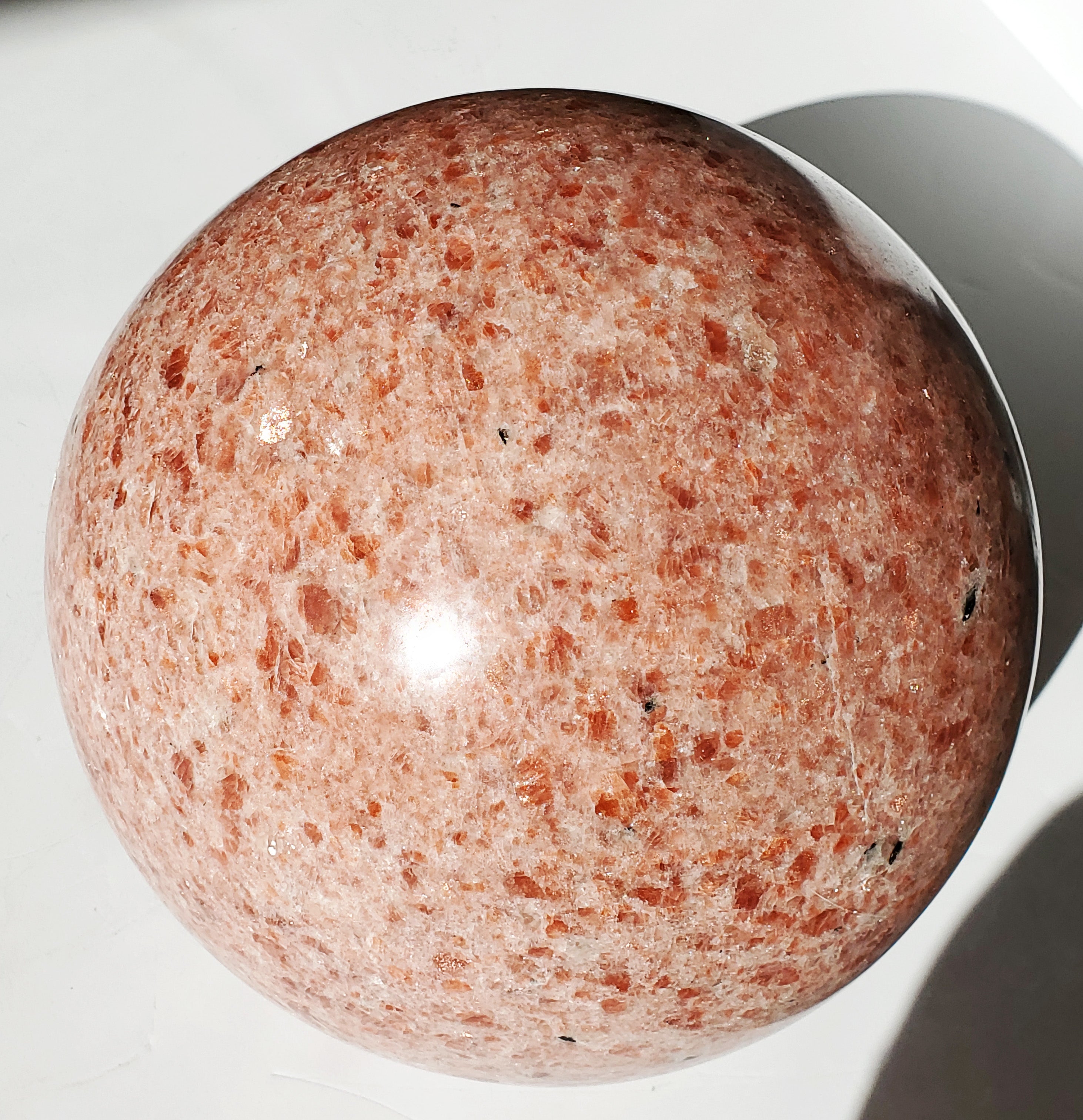 Flashy Sunstone Sphere 51 lb EXTRA LARGE