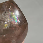 Smoky Quartz Crystal with Rainbow Inclusions