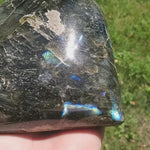 Labradorite Heart Large