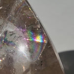 Smoky Quartz Crystal with Rainbow Inclusions